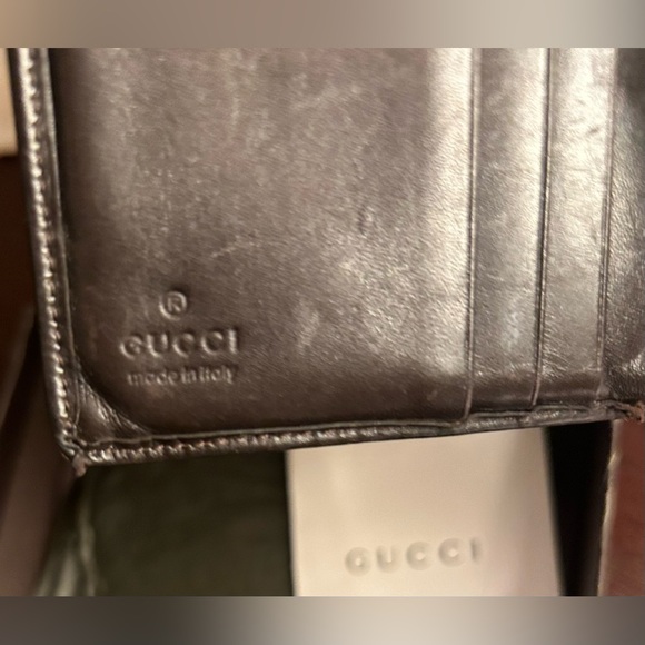 Vtg Gucci GG Ophida Trifold Wallet - Picture 4 of 16